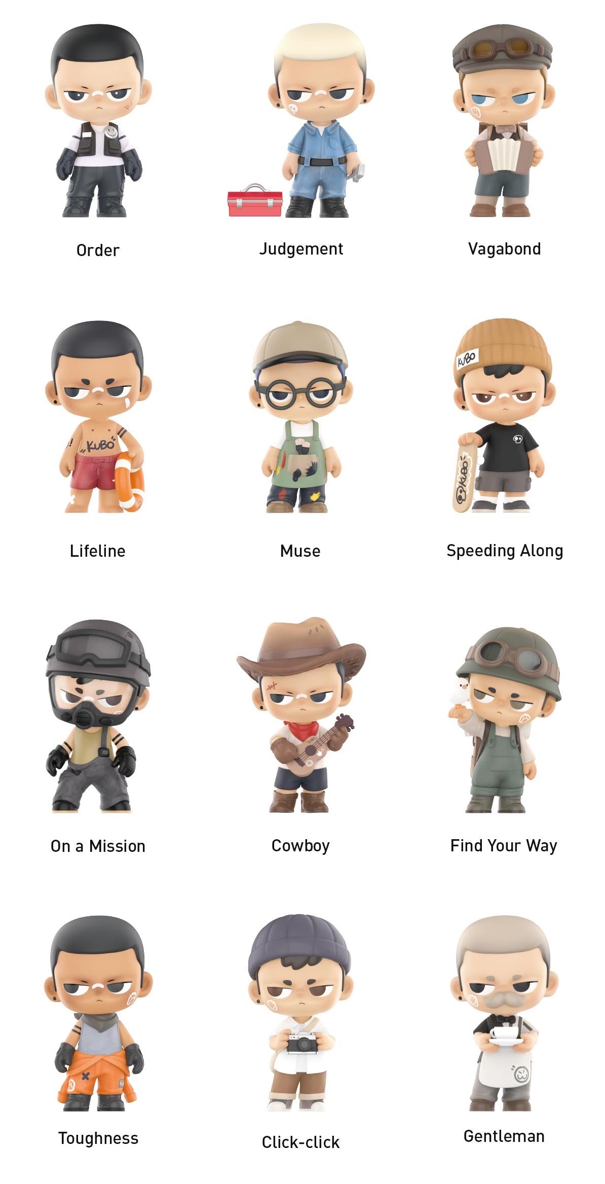 Kubo Walks of Life Series Blind Box