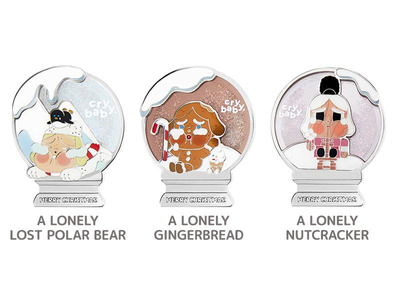 Crybaby Lonely Christmas Series Pin Badge/Fridge Magnet