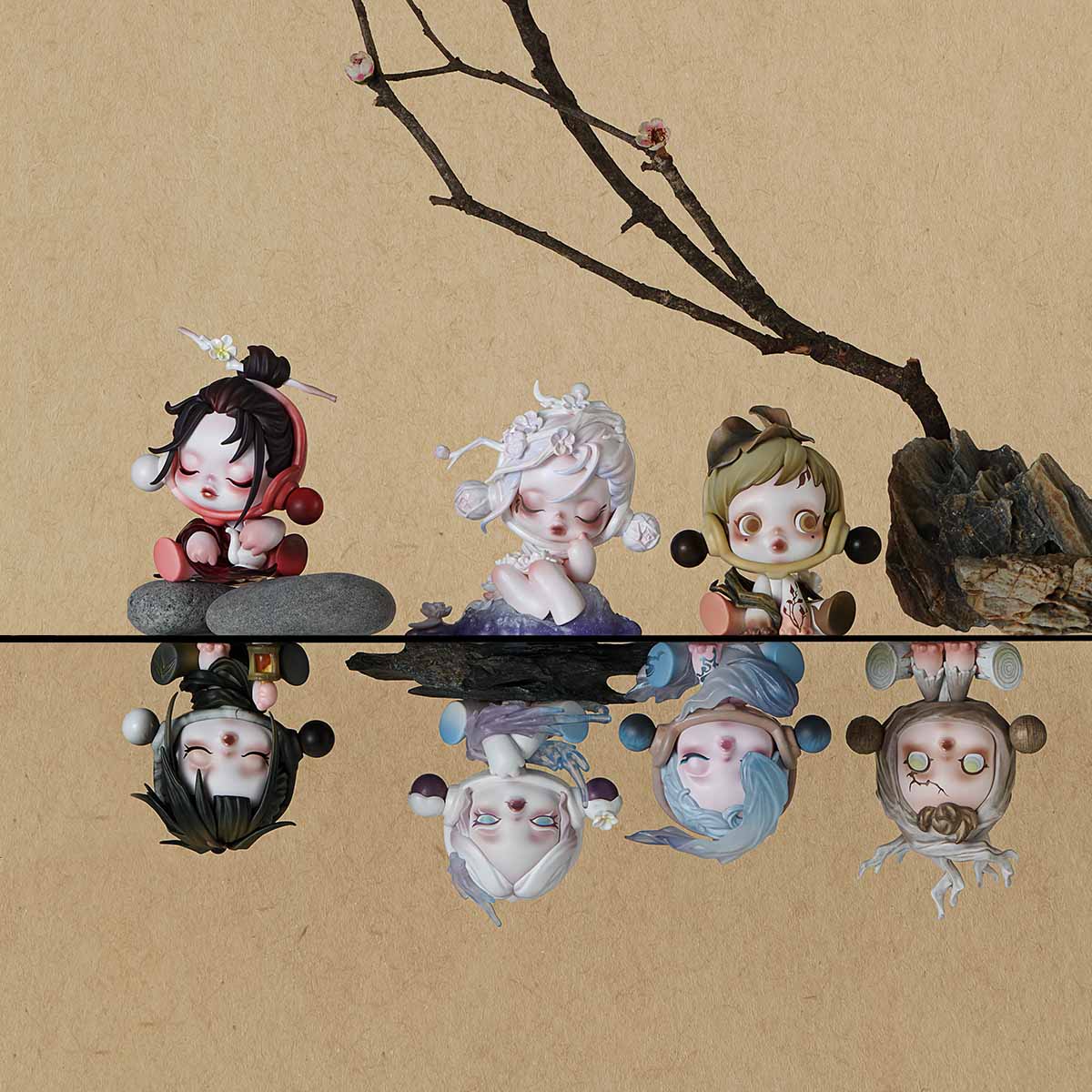 Skullpanda The Ink Plum Blossom Series Blind Box