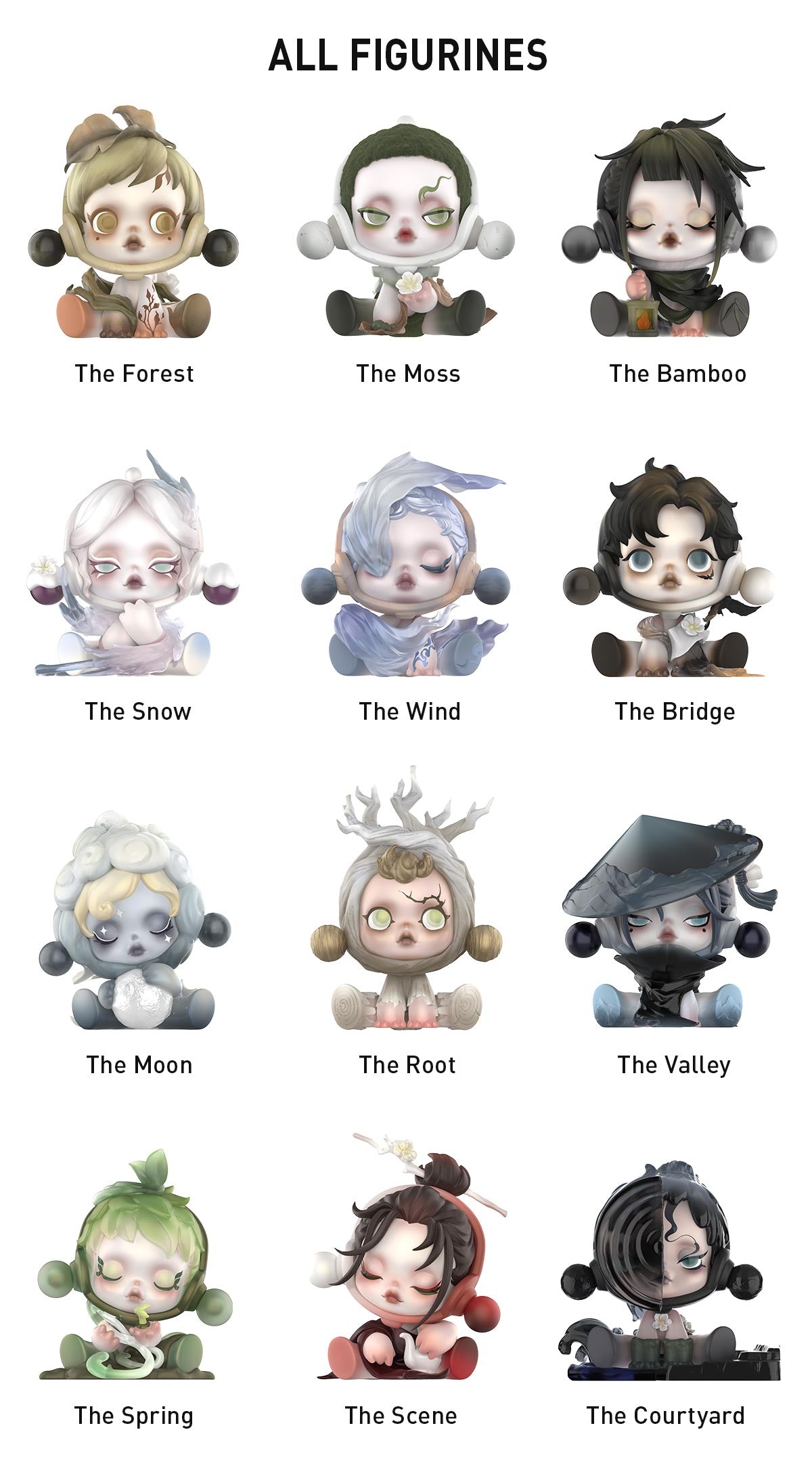Skullpanda The Ink Plum Blossom Series Blind Box