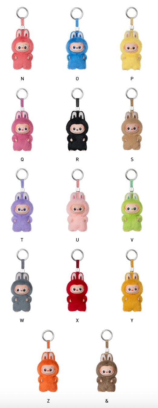 Labubu PIN FOR LOVE Series Vinyl Plush Pendant Blind Box