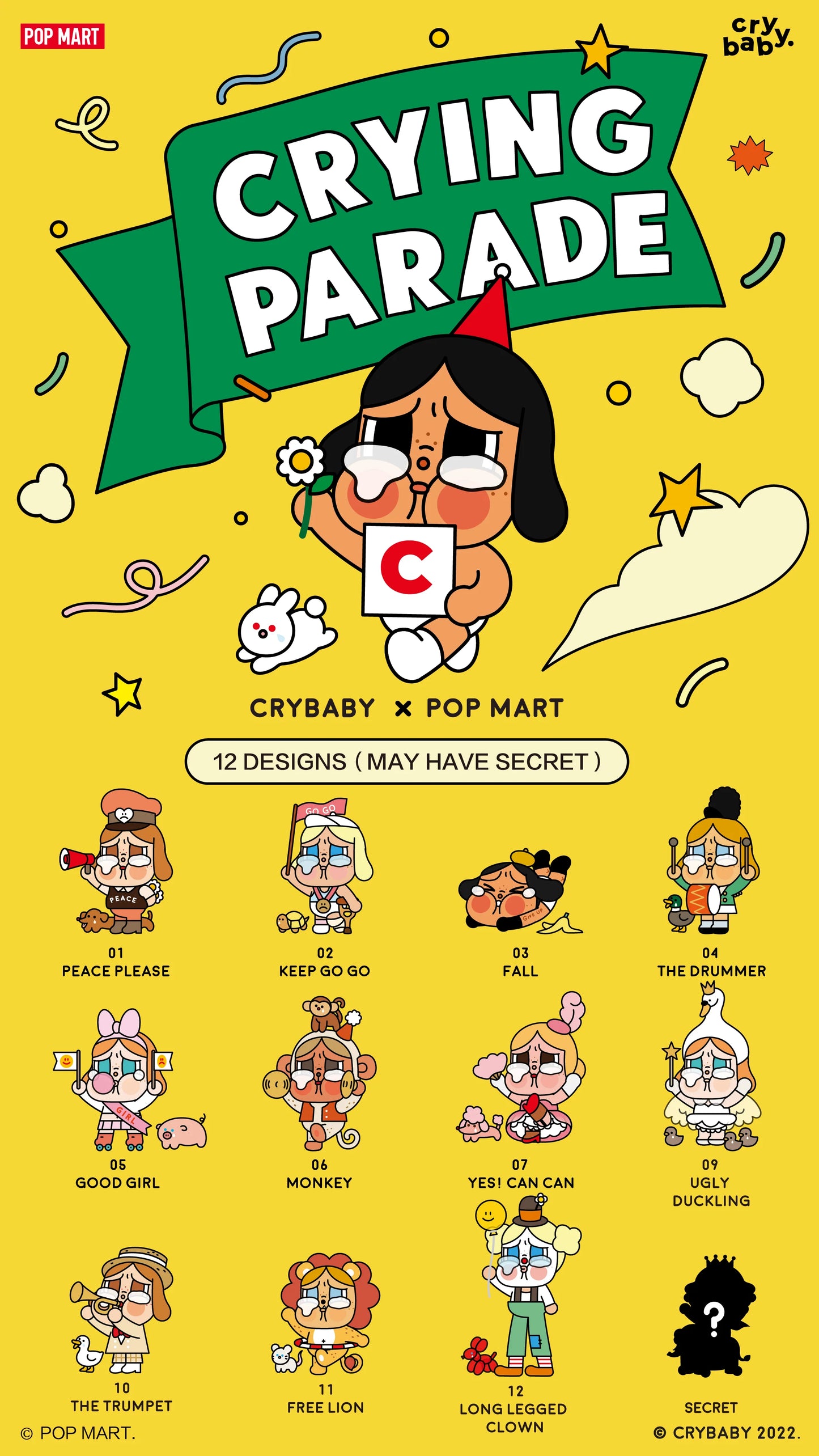 Crybaby Crying Parade Series Blind Box