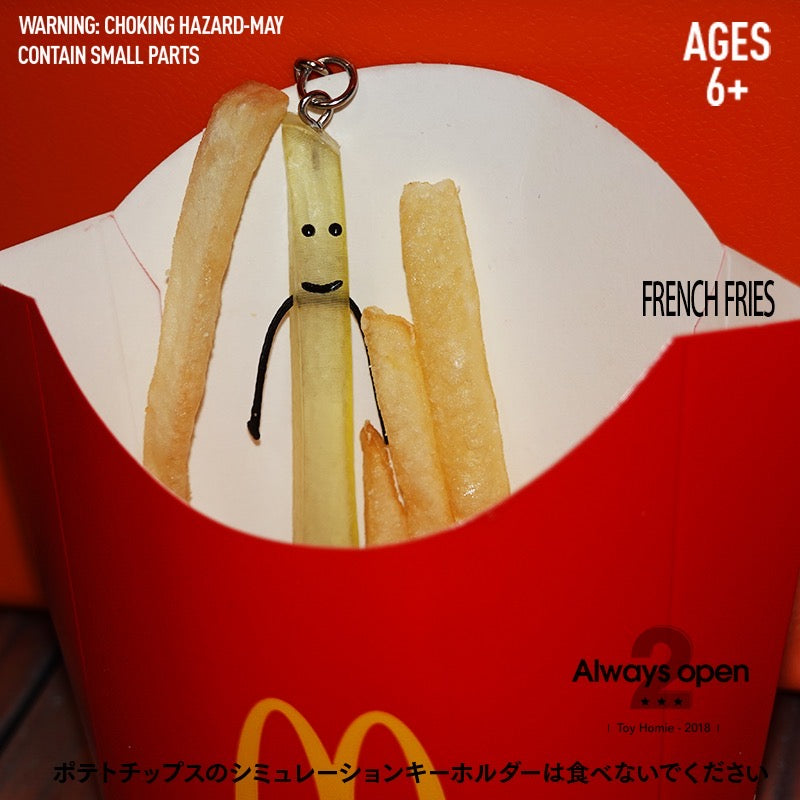 French Fries Keychain