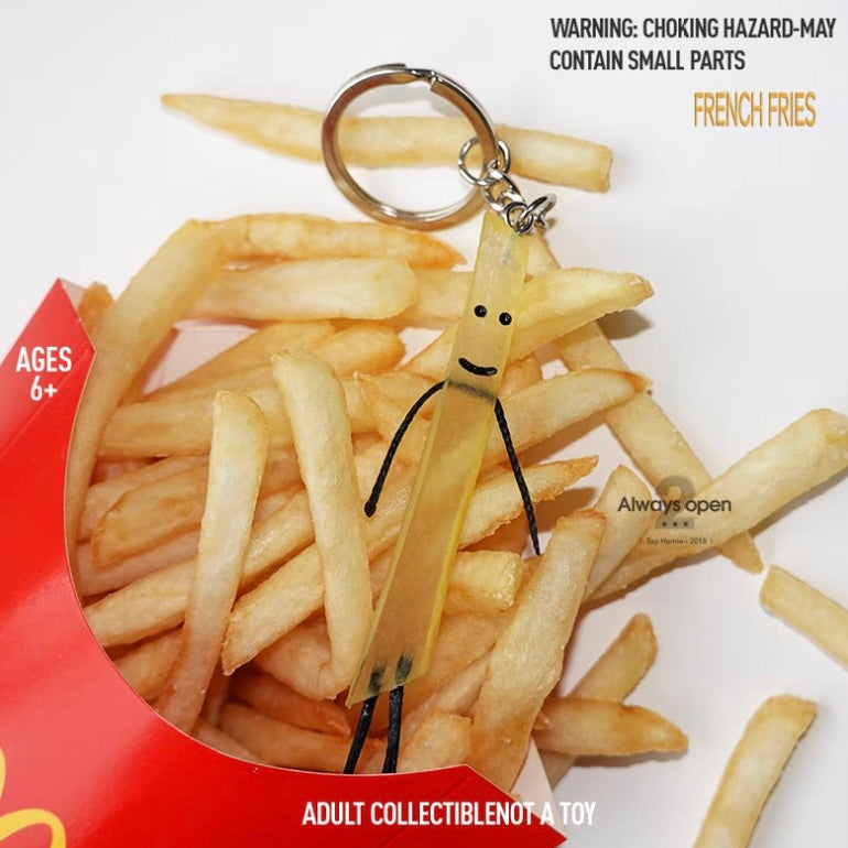 French Fries Keychain
