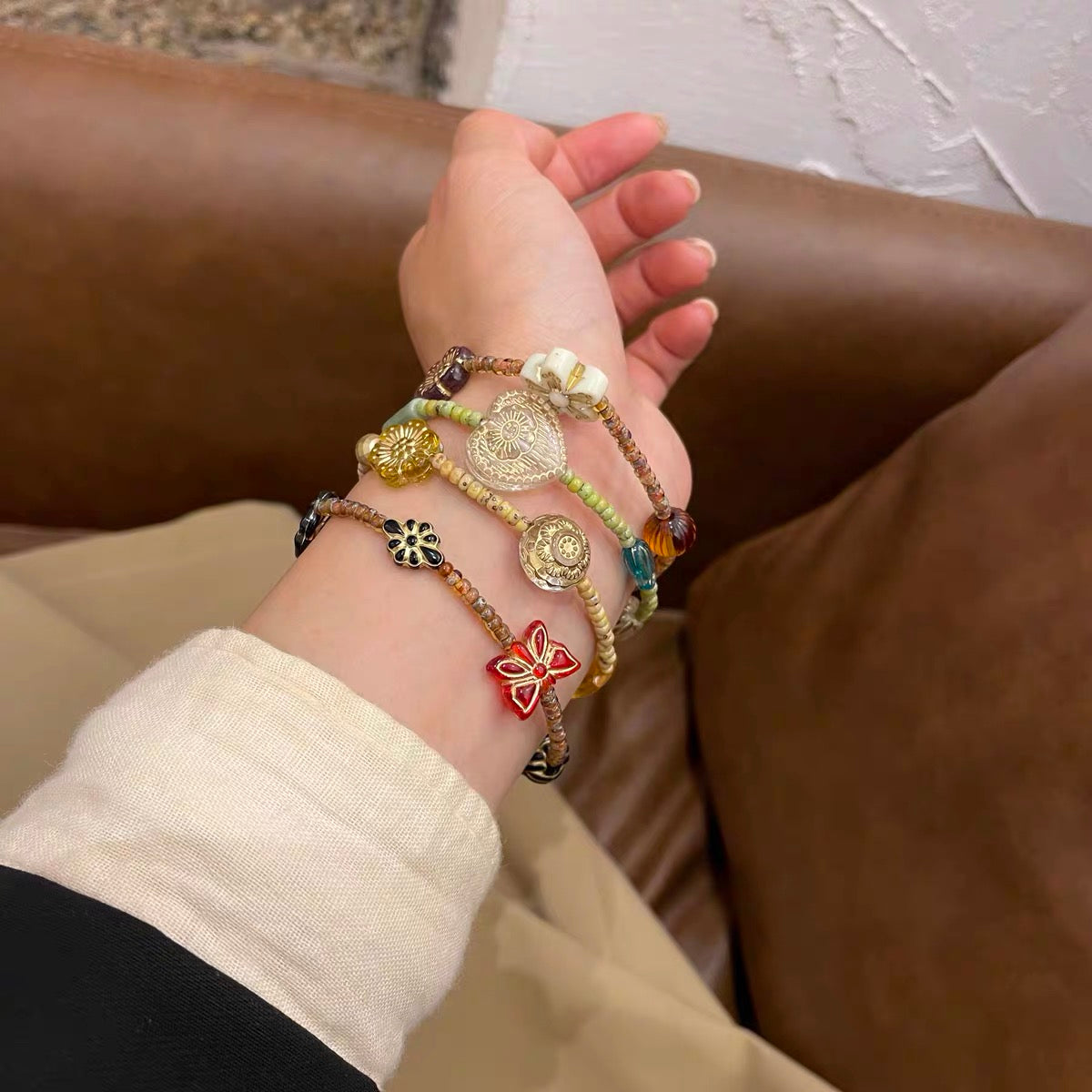Czech Beads One-of-a-Kind Bracelets