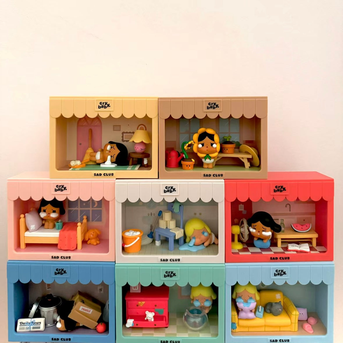 Crybaby Sad Club Series Blind Box Scene Sets