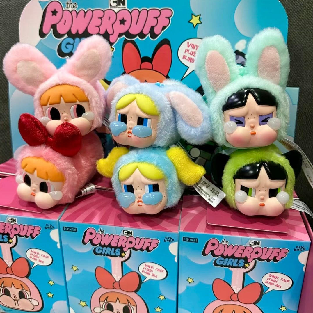 Crybaby × The Powerpuff Girls Series Vinyl Plush Pendant Blind Box