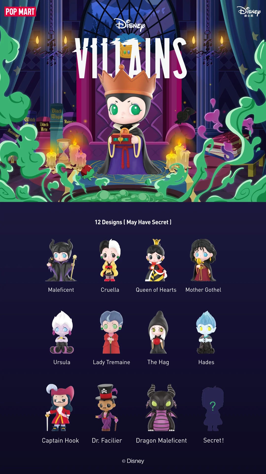 Disney Villains Series Blind Box