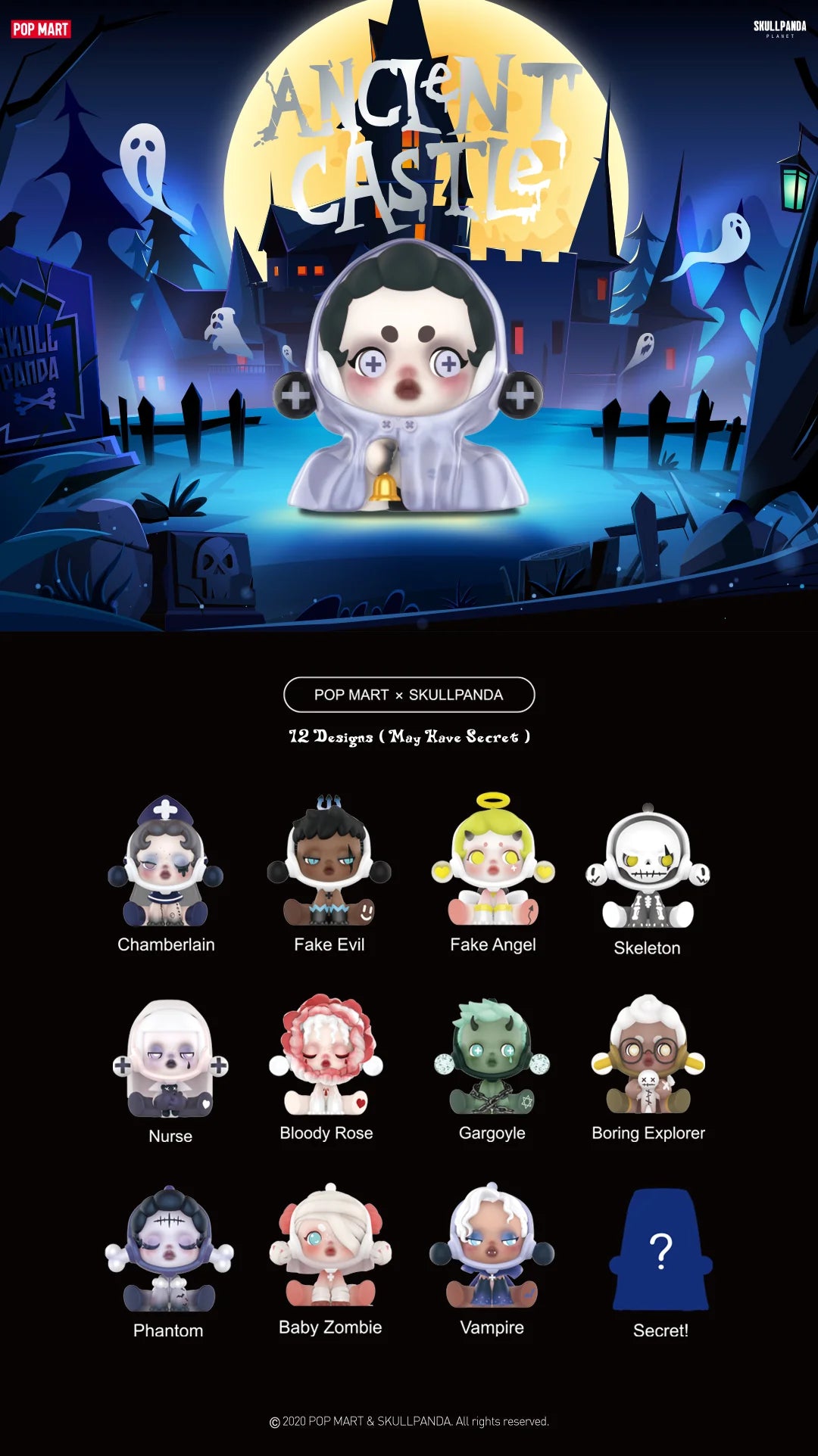 Skullpanda Ancient Castle Series Blind Box