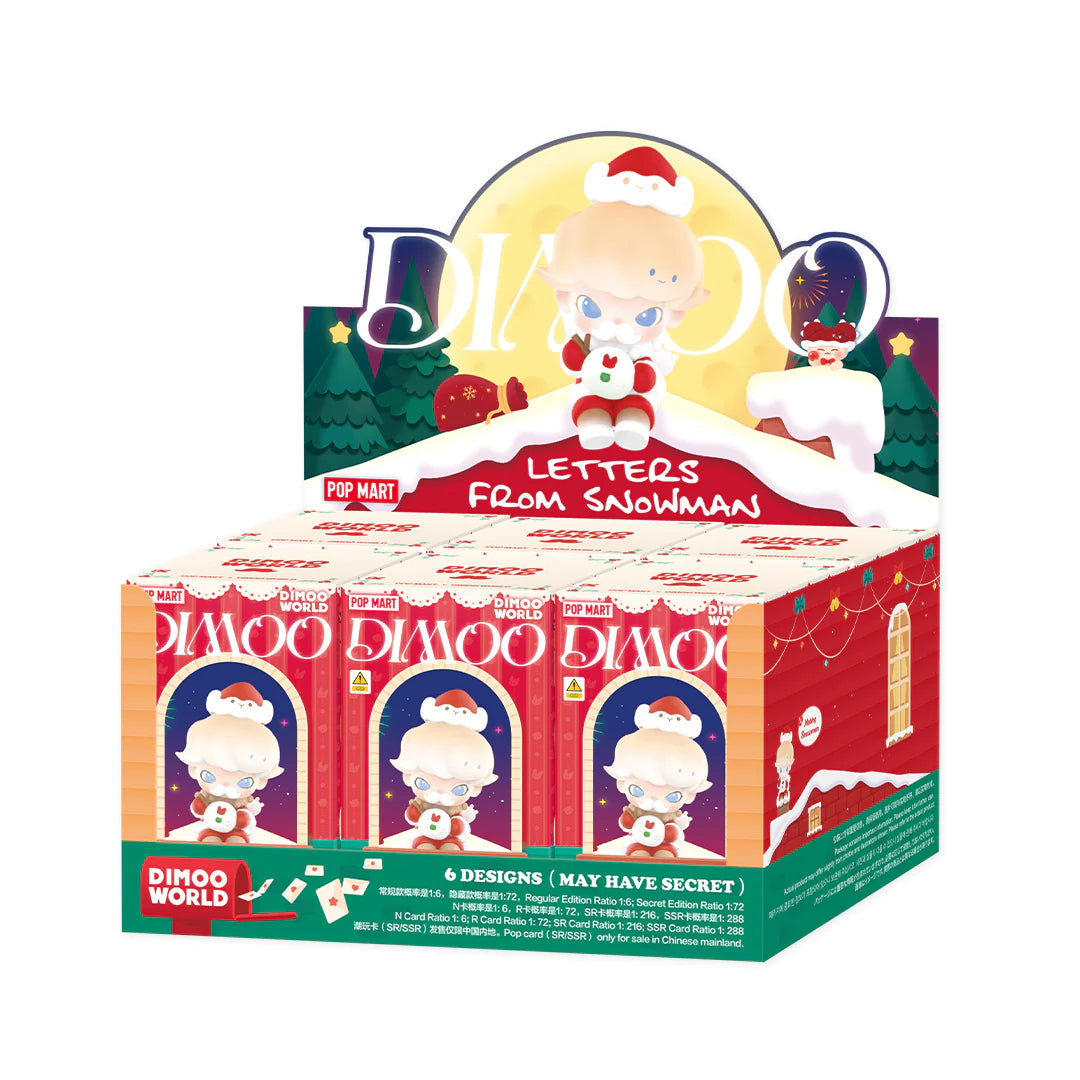 Dimoo Letters from Snowman Series Blind Box