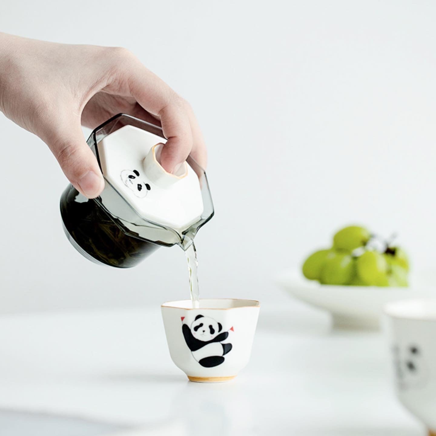 Ceramic Travel Tea Set