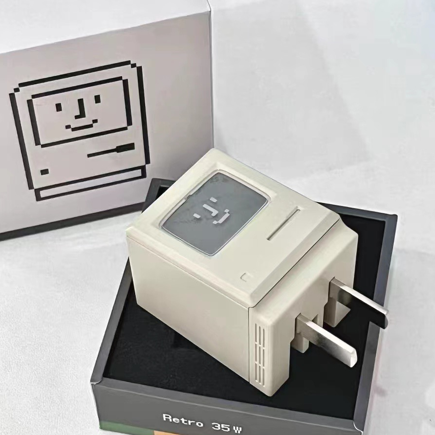 LED Smiley Face Type-C Charger Suitable for iOS & Android Devices