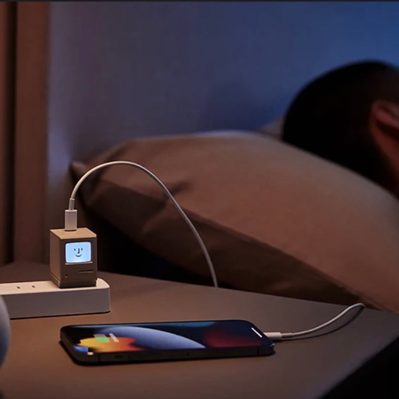 LED Smiley Face Type-C Charger Suitable for iOS & Android Devices