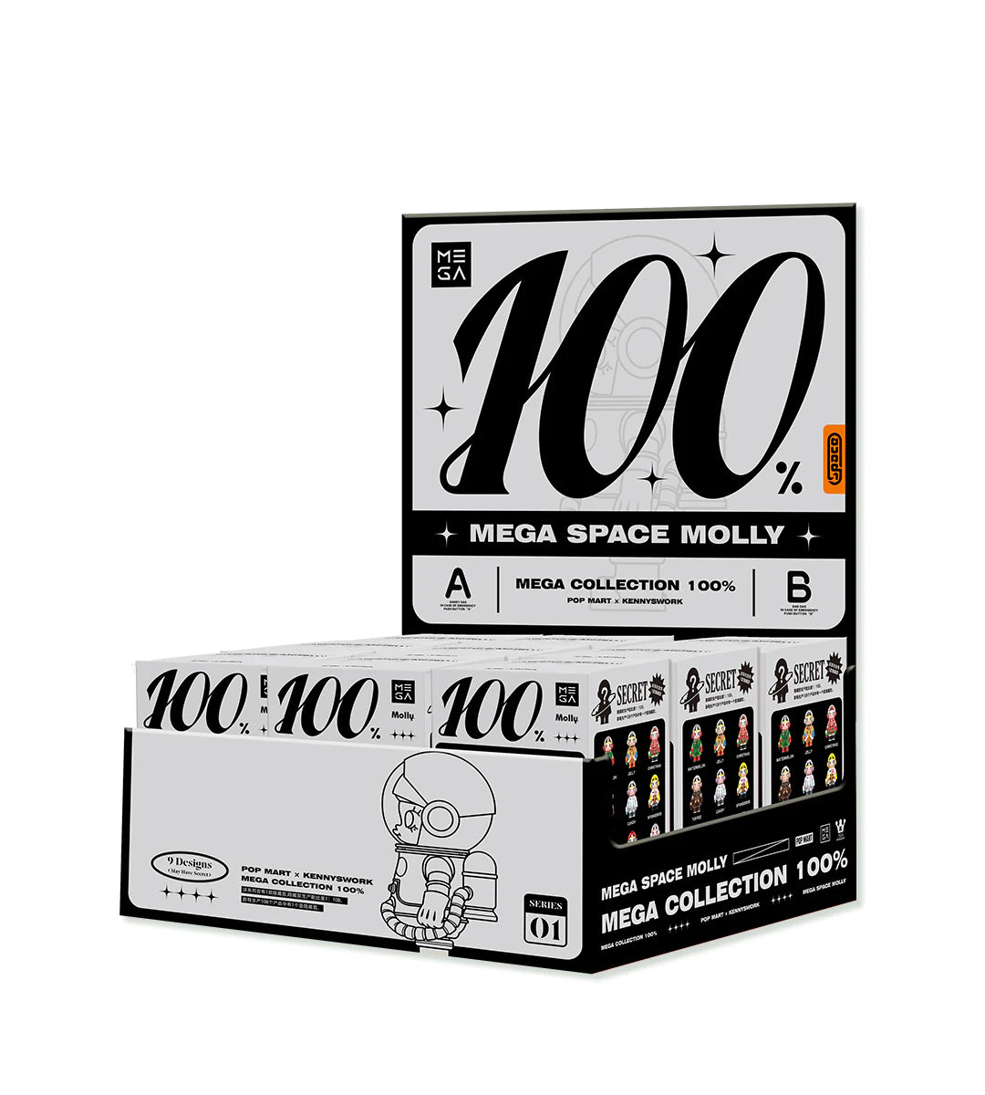 Molly 100% Space Series Blind Box