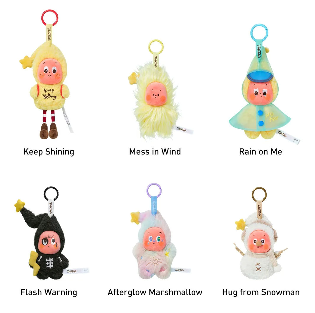 Twinkle Twinkle Sweet Dreams Forecast Series Plush Pendant Blind Box