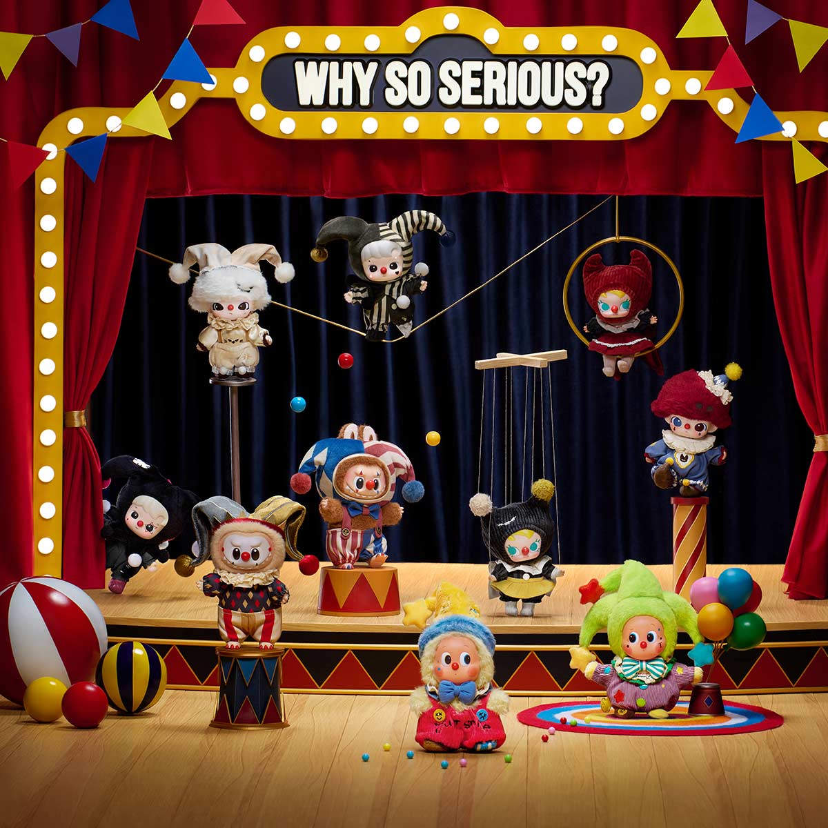Why So Serious Series Vinyl Plush Pendant Blind Box