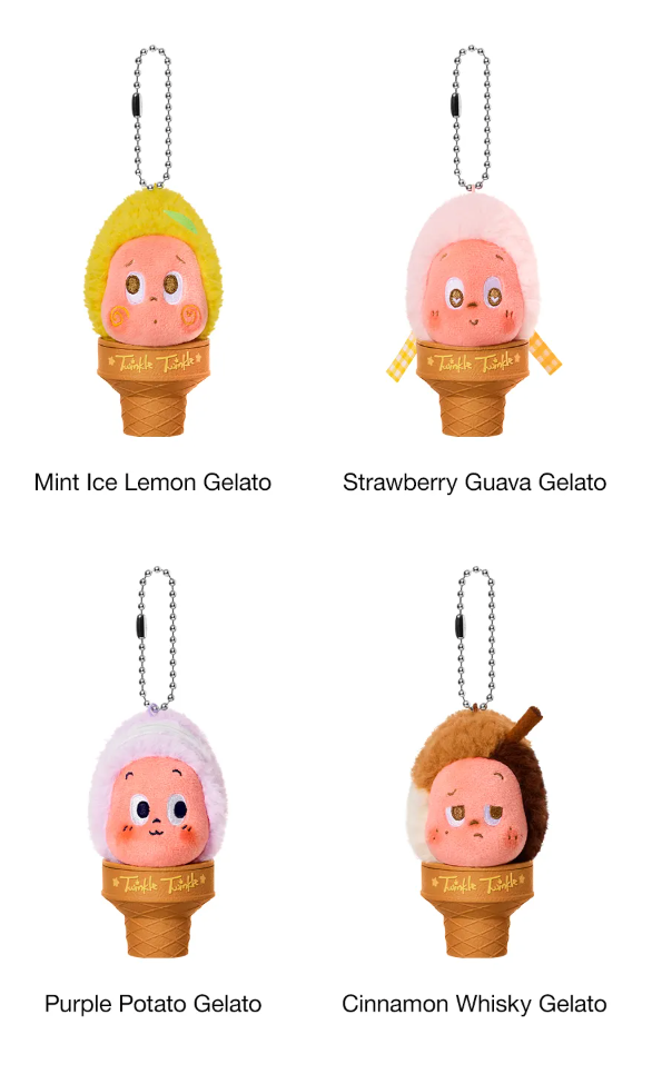 Moon Gelato Series Ice Cream Plush Pendant Blind Box