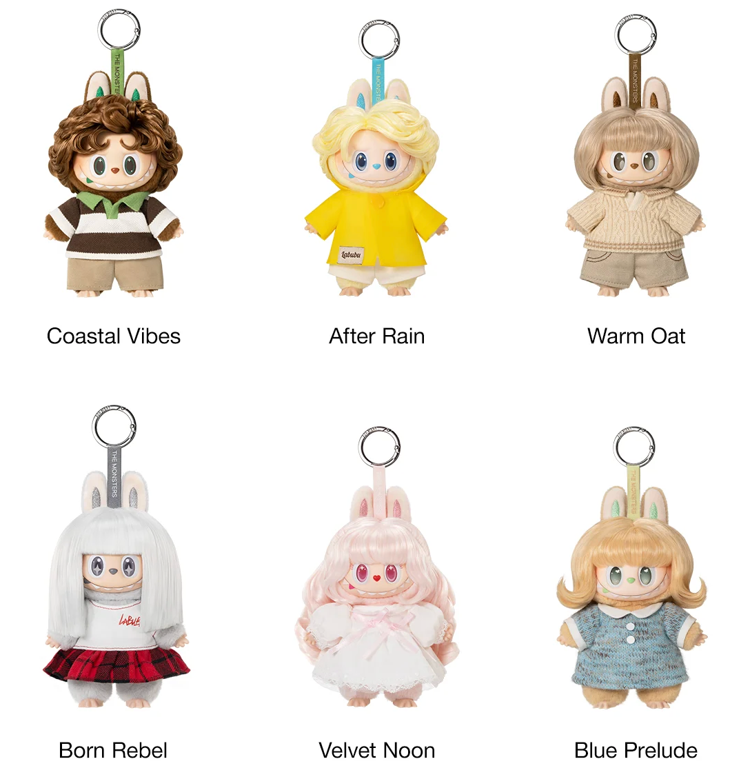 Labubu Hair Salon Series Vinyl Plush Pendant Blind Box