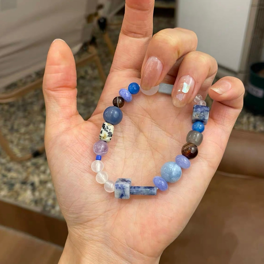 [Bondi Beach] Mix Natural Gemstone Beaded Bracelet