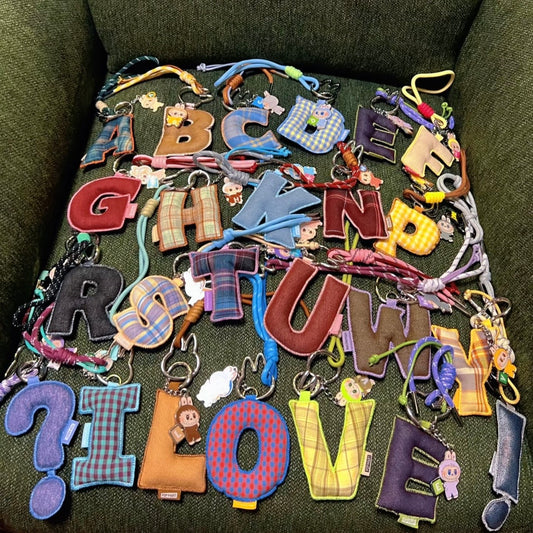 Labubu PIN FOR LOVE Series Letter Pendant Blind Box