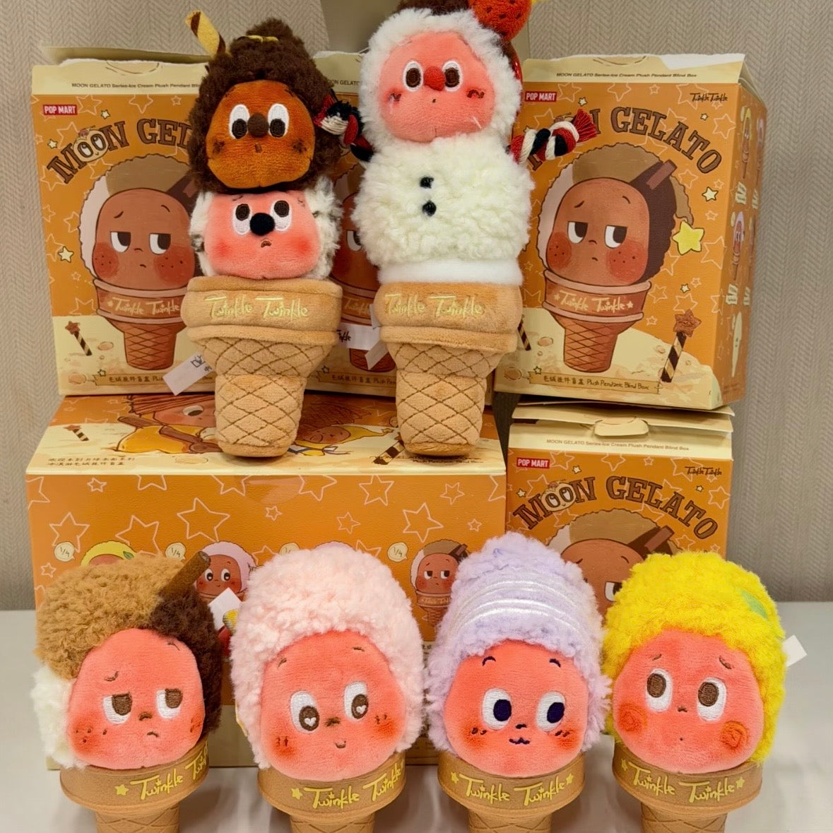 Moon Gelato Series Ice Cream Plush Pendant Blind Box
