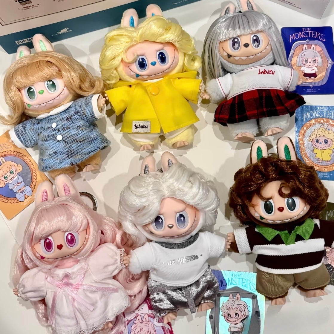 Labubu Hair Salon Series Vinyl Plush Pendant Blind Box