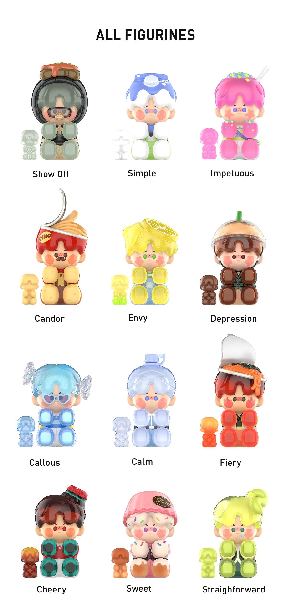 Pino Jelly Taste & Personality Quiz Series Blind Box
