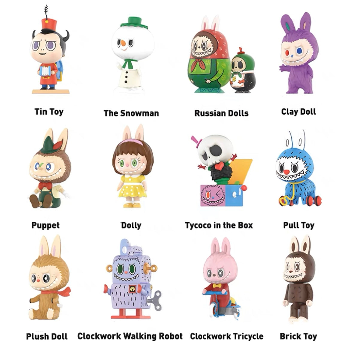 Labubu Retro Toys Series Blind Box